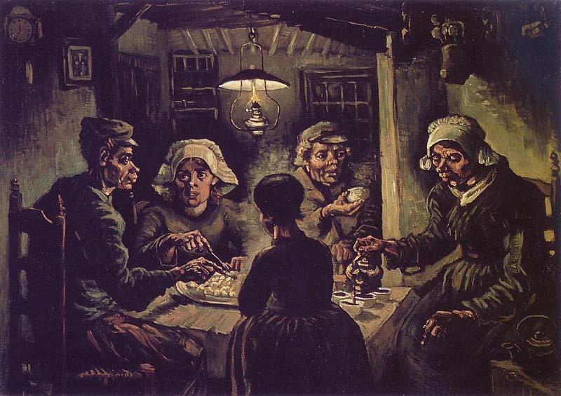 Vincent Van Gogh The Potato Eaters oil painting picture